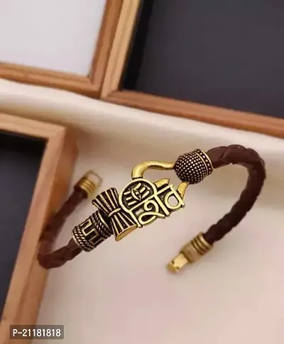 Alluring Brown Brass Bracelets For Men-thumb0