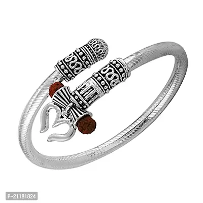 Alluring Silver Alloy Bracelets For Men-thumb2