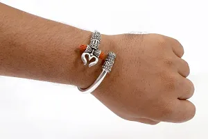 Alluring Silver Alloy Bracelets For Men-thumb3
