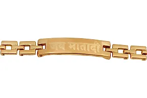 Alluring Golden Alloy Bracelets For Men-thumb1