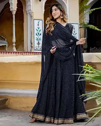 Stylish Black Poly Georgette Embellished Lehenga Choli Set For Women-thumb3