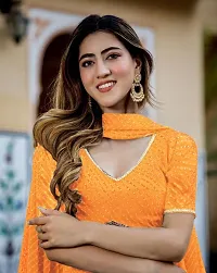 Stylish Yellow Poly Georgette Embellished Lehenga Choli Set For Women-thumb3