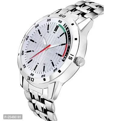 Medboo Tri White Dial Metal Men and Boys Watch-thumb3