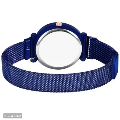 Medboo Blue Cash Megnet Blue Analog Women and Girls Watch-thumb4