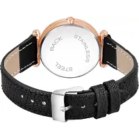 HRV Queen Dial Black Leather Belt  Watch For Girls-thumb3