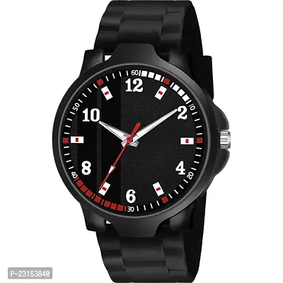 Stylish Black Metal Analog Watches For Men