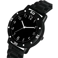 Medboo Silver Metal And PU Men and Boys Watch-thumb1