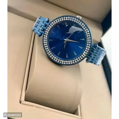 Medboo Blue Diamond BD Metal Girls and Women Watch