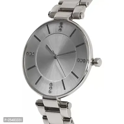 Medboo Silver Dial Silver Metal BD Belt New Women Watch-thumb3