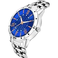 Medboo Copper Roman Blue Dial Metal Men and Boys Watch-thumb2