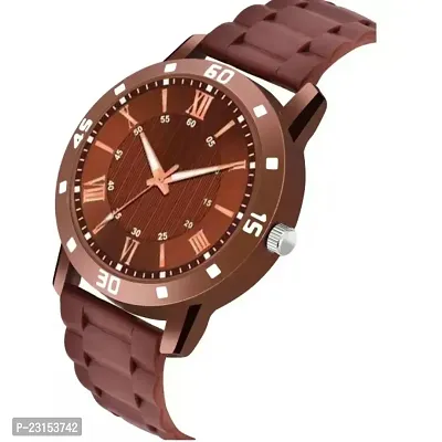 Stylish Brown Metal Analog Watches For Men-thumb3