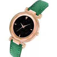 HRV LUXURY STYLISH GREEN ROUND  Women Watch-thumb2