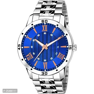 Medboo Copper Roman Blue Dial Metal Men and Boys Watch-thumb2