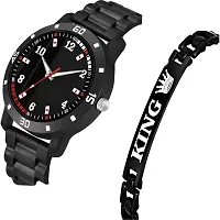 JMV Av Black Pati Black Pu And King Bracelet New MenWatch-thumb1