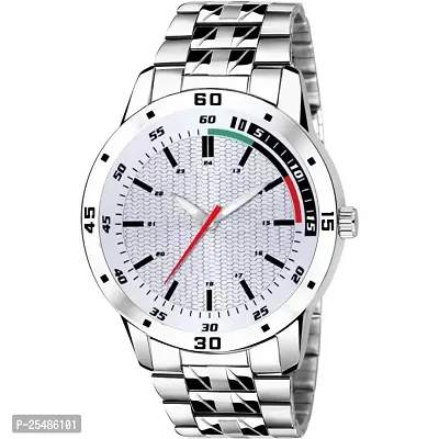 Medboo Tri White Dial Metal Men and Boys Watch-thumb2