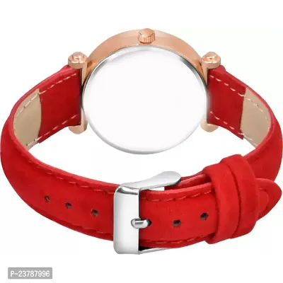 HRV Queen Dial Red Leather Belt Girls  QCL203-RED  Watch-thumb3