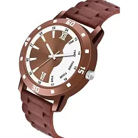 Stylish Brown Metal Analog Watches For Men-thumb2