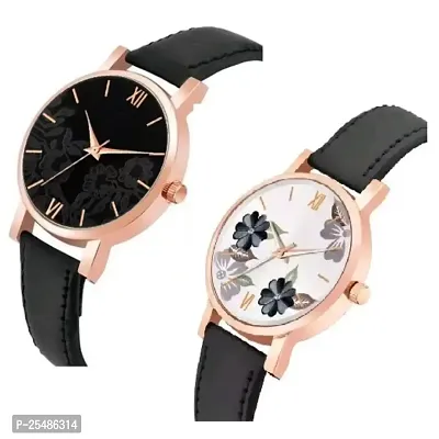 Medboo Leather Women And Girrls Combo Analog Watch-thumb2