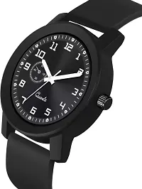 Medboo RR Dial Black Cash Smart Pu Belt Men And Boys Watch-thumb2