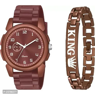 JMV Kacho Brown RR Dial With King Brown Bracelet Men Pu Watch