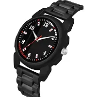 Stylish Black Metal Analog Watches For Men-thumb2