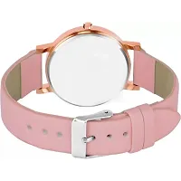 Medboo Pink Leather Analog Women and Girls Watch-thumb3