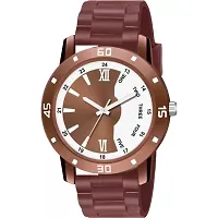 Stylish Brown Metal Analog Watches For Men-thumb1