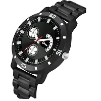 Medboo Silver Metal And A PU Men and Boys Watch-thumb1