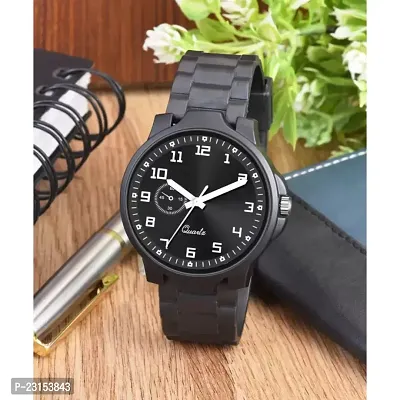 Stylish Black Metal Analog Watches For Men