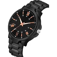 Stylish Black Metal Analog Watches For Men-thumb2