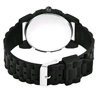 Stylish Black Metal Analog Watches For Men-thumb3