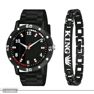 JMV Av Black Pati Black Pu And King Bracelet New MenWatch-thumb0