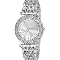 Medboo Silver Vel Silver BD BD Analog Girls and Women Watch-thumb1