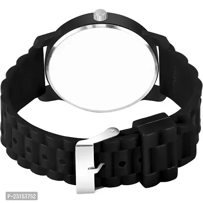 Stylish Black Metal Analog Watches For Men-thumb3