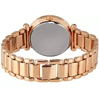 Medboo Silver Dial Rose Metal BD Belt Analog Girls and Women Watch-thumb3