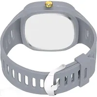 Medboo Grey Crono Square PU Men and Boys kids Watch-thumb3