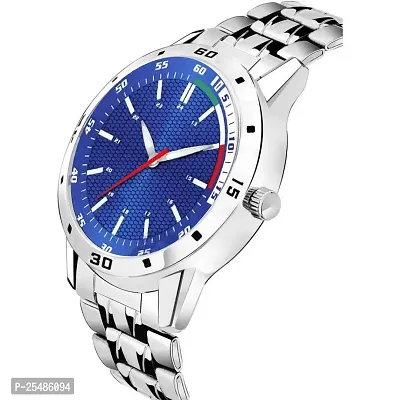 Medboo Tri Blue Dial Metal Men and Boys Watch-thumb3