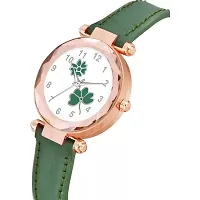 HRV Flower Designer Leather Strap  Watch for Girls-thumb2