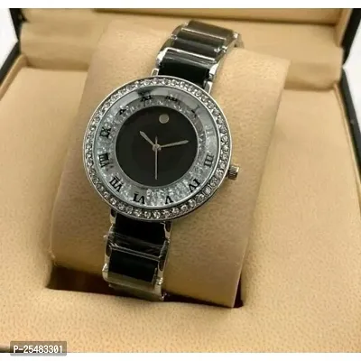 Medboo Black Dial BD Belt Analog Girls and Women Watch