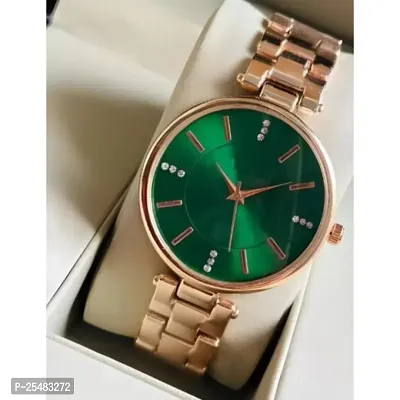 Medboo Green Dial Rose Metal BD Belt Analog Girls and Women Watch-thumb3