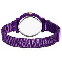 Medboo Purple Megnet Analog Women and Girls Watch-thumb3