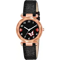 Medboo Black Dial Best Look Black Girls and Women Analog Watch-thumb1