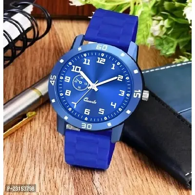 Stylish Blue Metal Analog Watches For Men