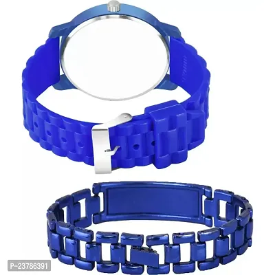 JMV Av Blue WB Dial With King Blue Bracelet Men Pu Watch-thumb3