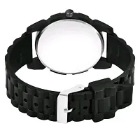 Stylish Black Metal Analog Watches For Men-thumb2