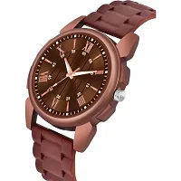 Stylish Brown Metal Analog Watches For Men-thumb2