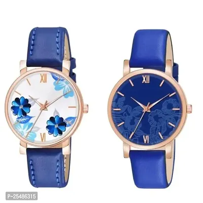 Medboo Leather Women And Girrls Combo Analog Watch-thumb0