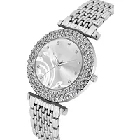 Medboo Silver Vel Silver BD BD Analog Girls and Women Watch-thumb2