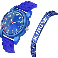 JMV Kacho Blue 126 Dial With King Blue Bracelet Men Pu Watch-thumb1