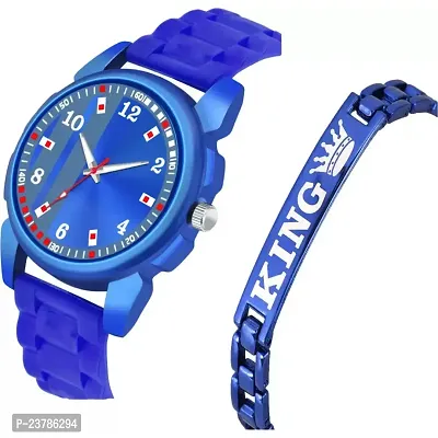 JMV Kacho Blue 126 Dial With King Blue Bracelet Men Pu Watch-thumb2